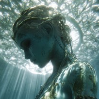 Идущая по берегу