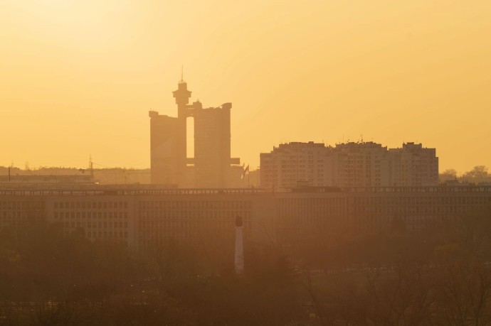 Башня Genex или Западные ворота Белграда Башня Genex или Западные ворота Белграда